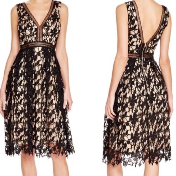 Aqua Dresses & Skirts - AQUA black lace dress